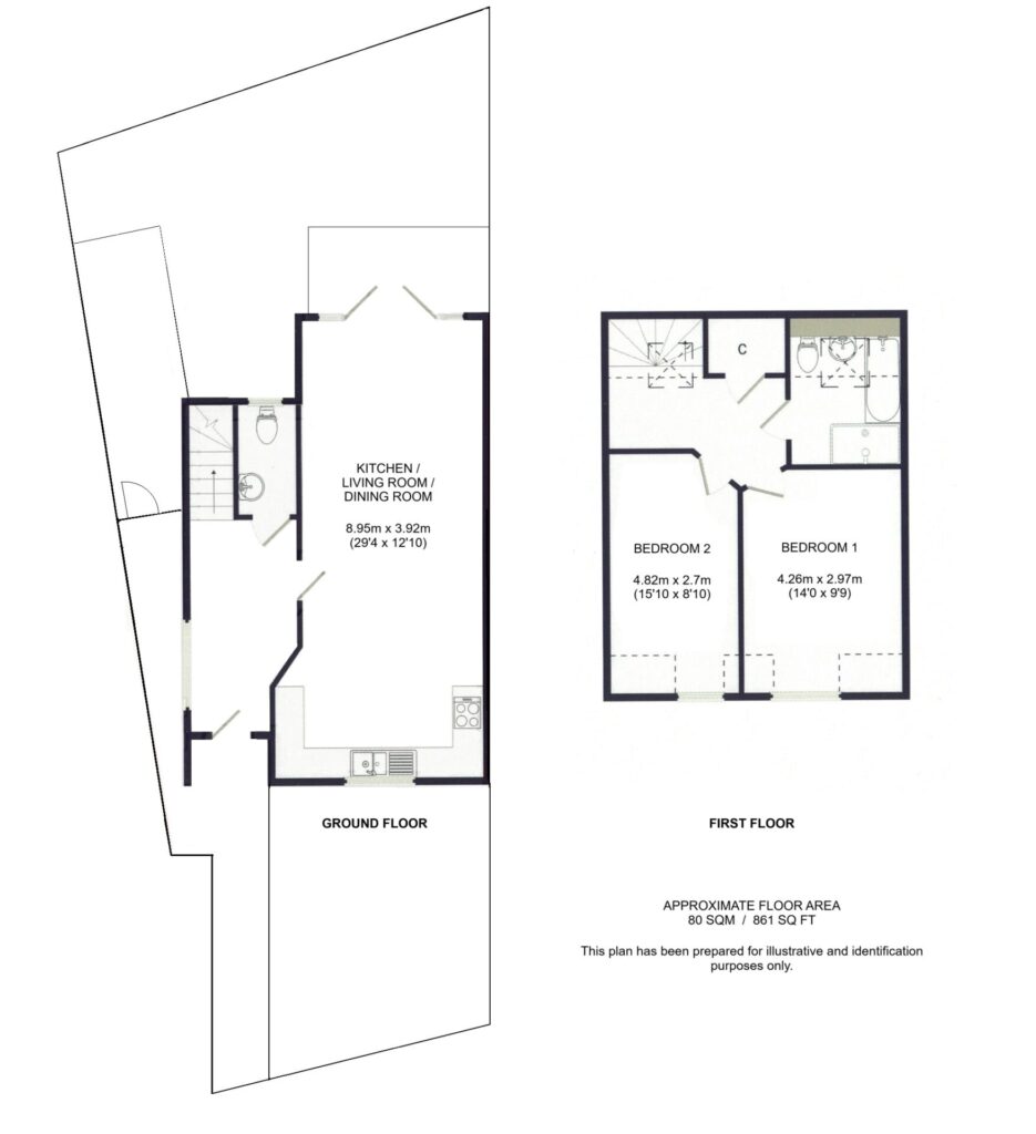 Floorplan for Chapelfield Close - Welwyn Garden City - Hertfordshire - AL7
