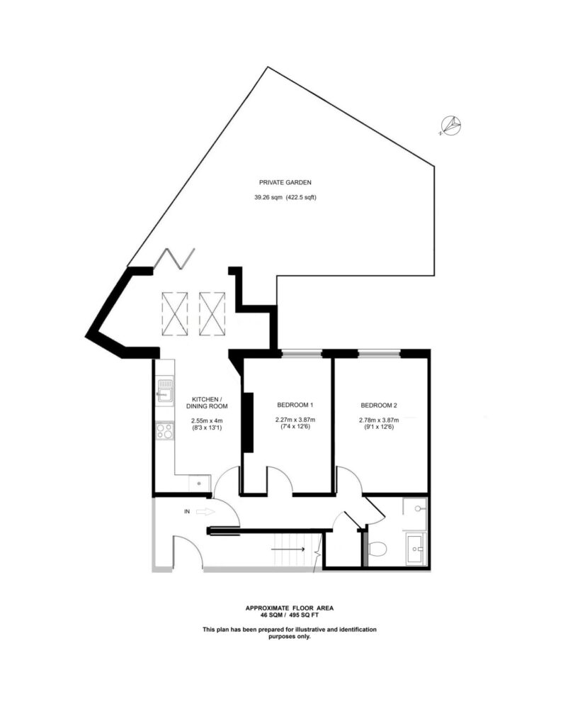 Floorplan for Allfarthing Lane, London, SW18 2AP